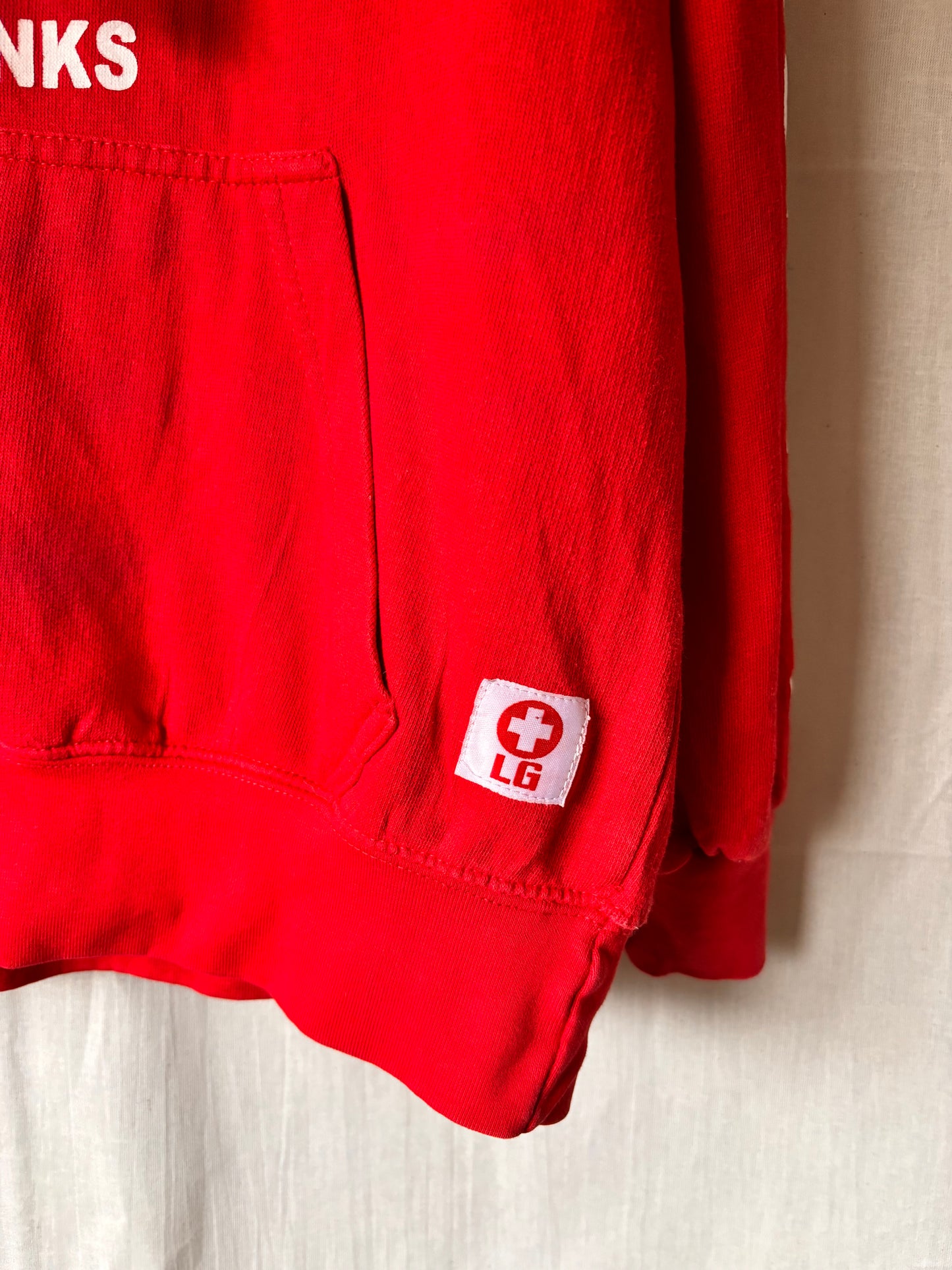 Red 'Lifeguard' Outer Banks Hoodie