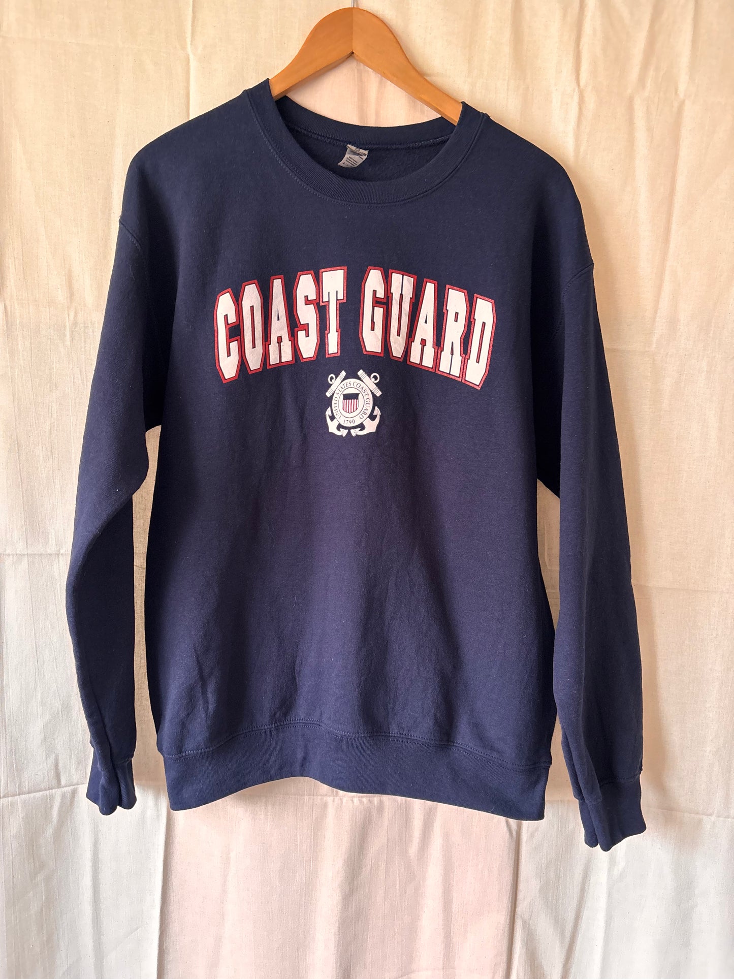 Vintage Navy Blue Coastguard Sweatshirt