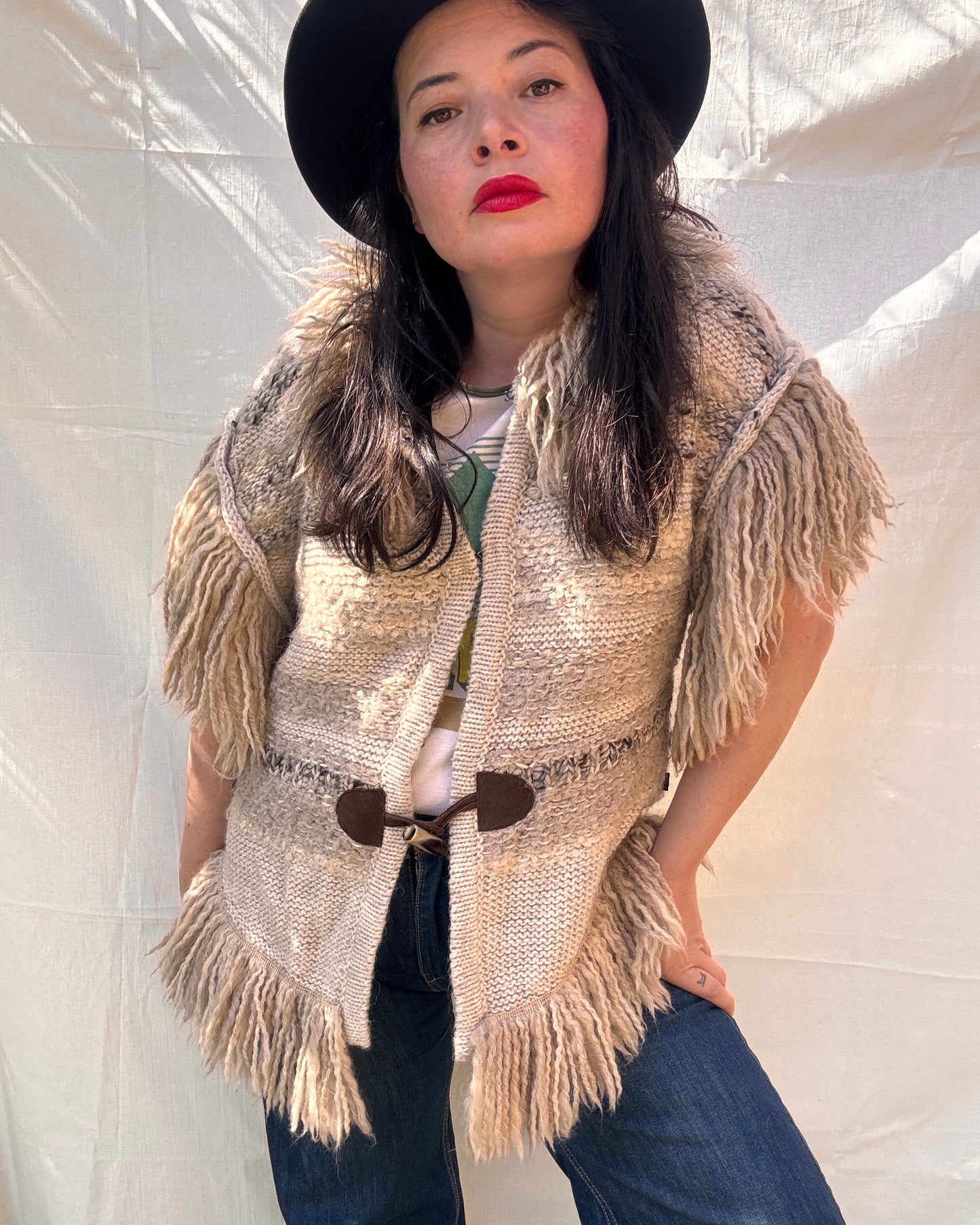 Vintage Just Cavalli Sleeveless Knit Cardigan