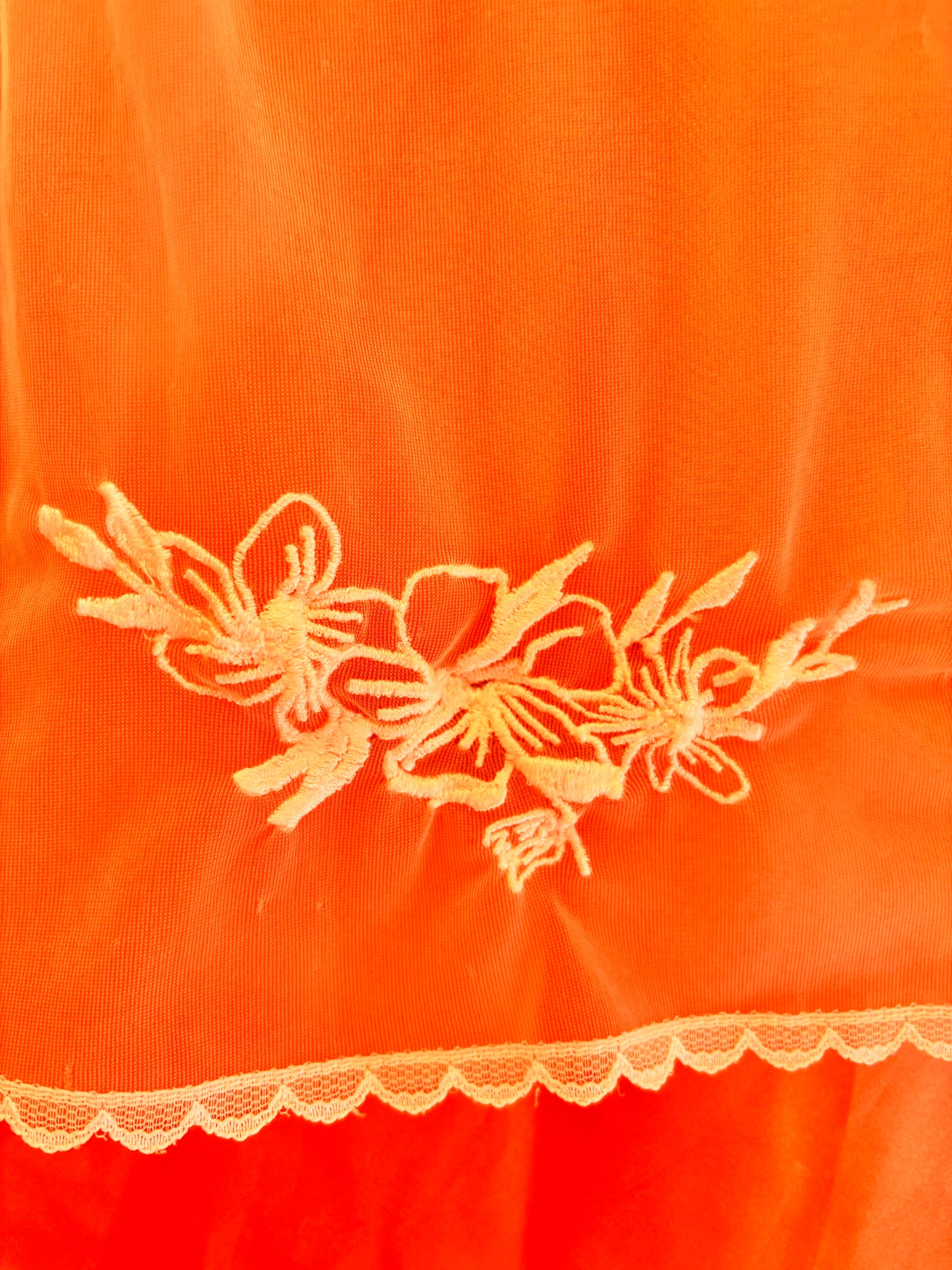 One-of-a-kind Vintage Sheer Bed Jacket with Embroidered Swans