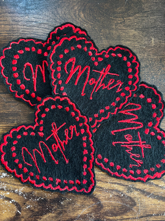 Limited Edition Embroidered Heart Patch – Mother’s Day Special