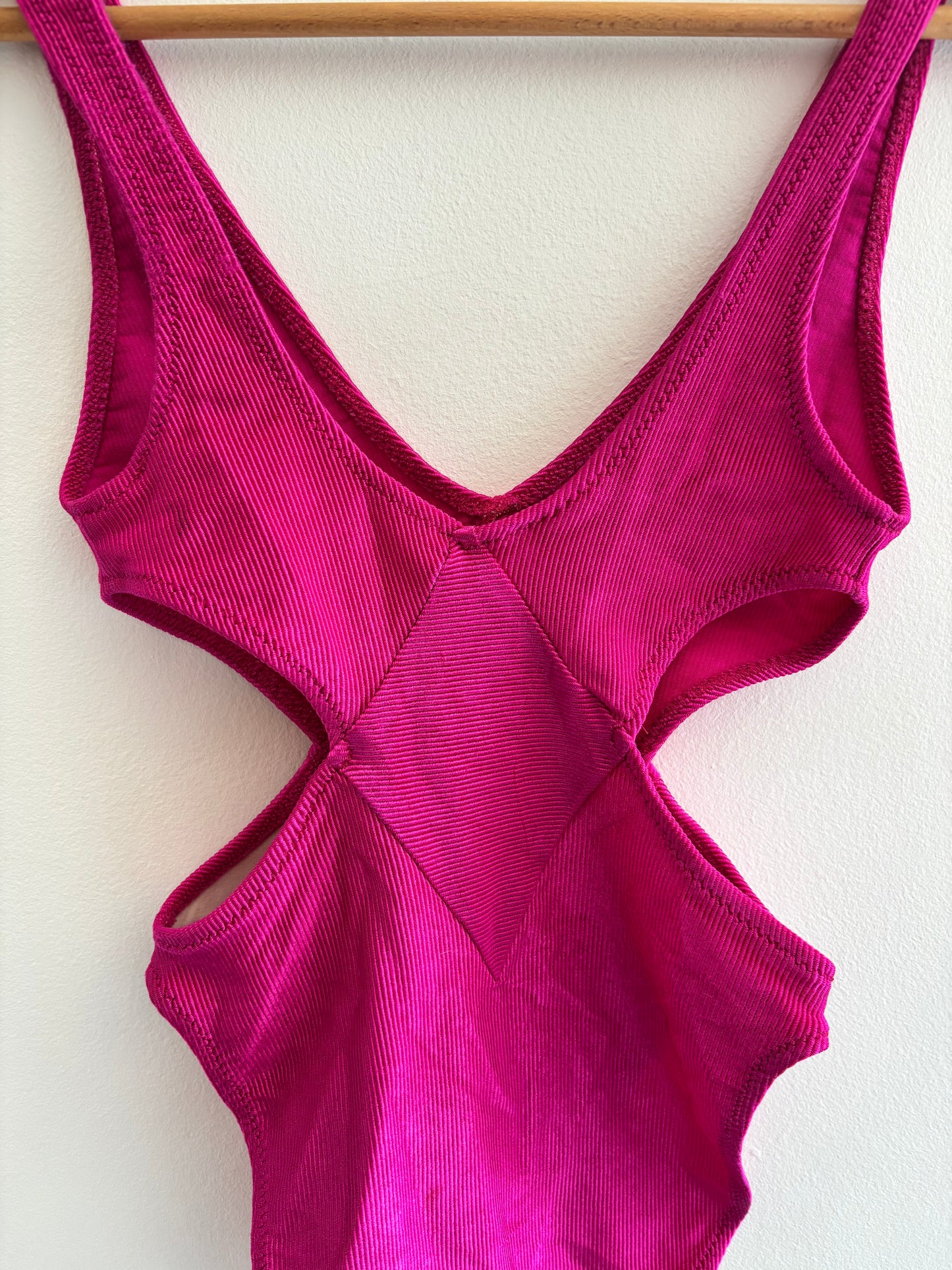 Vintage 80s Halfmoon USA Cut-Out Swimsuit