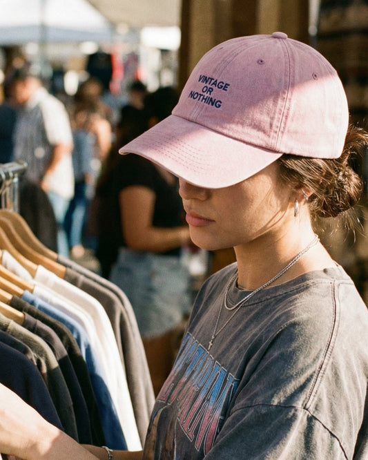 Vintage or Nothing Embroidered Baseball Cap