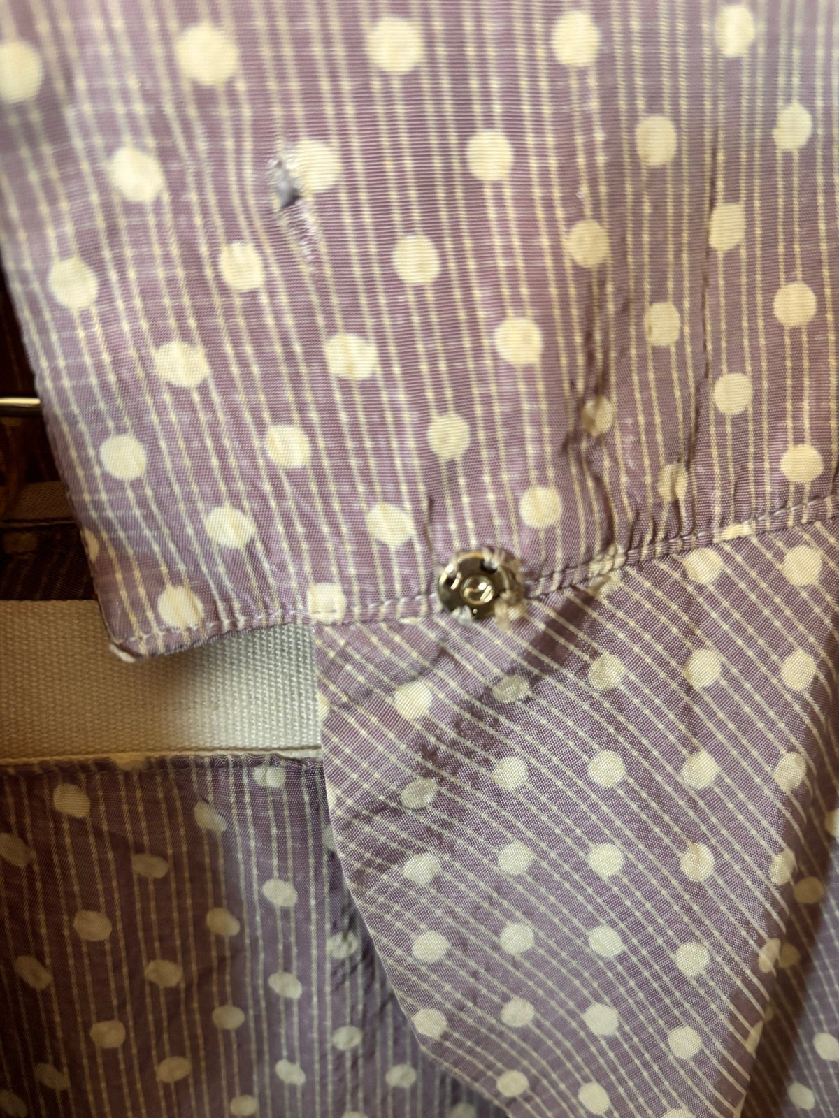 1940s Handmade Purple Polka Dot Two Piece Set – Rare 21” Waist - I'd Wear That