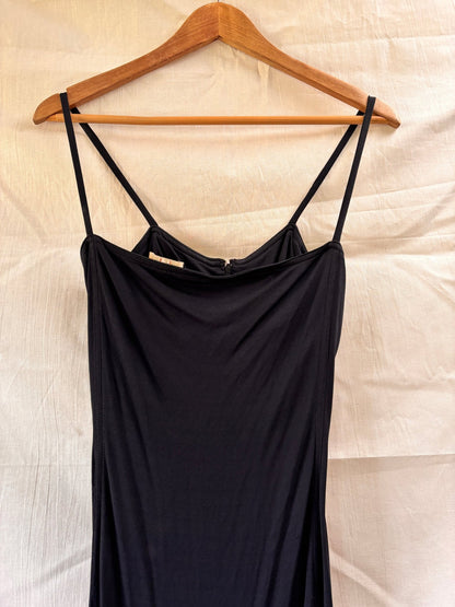 1970s Anna Beltrao Black Maxi Slip Dress - I'd Wear That