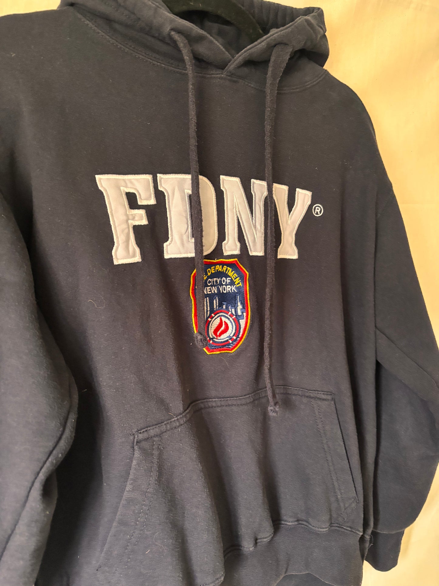 Official FDNY Hoodie – New York City Fire Department Navy Hoodie