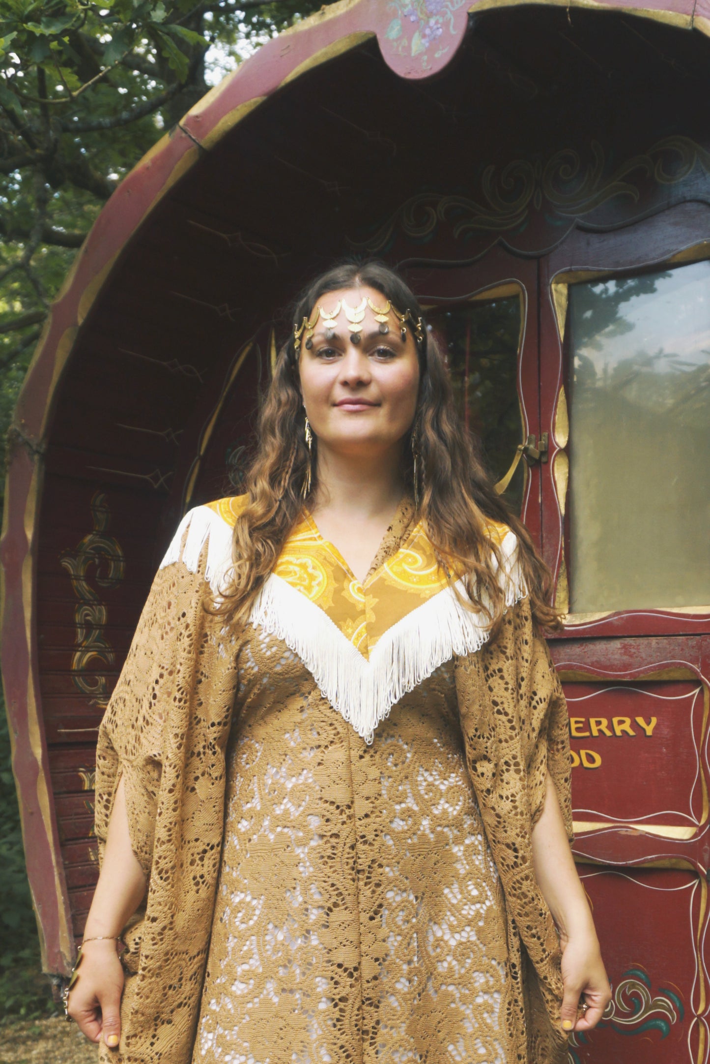I'd [re]Wear That - Paisley Fringe Western Style Collar
