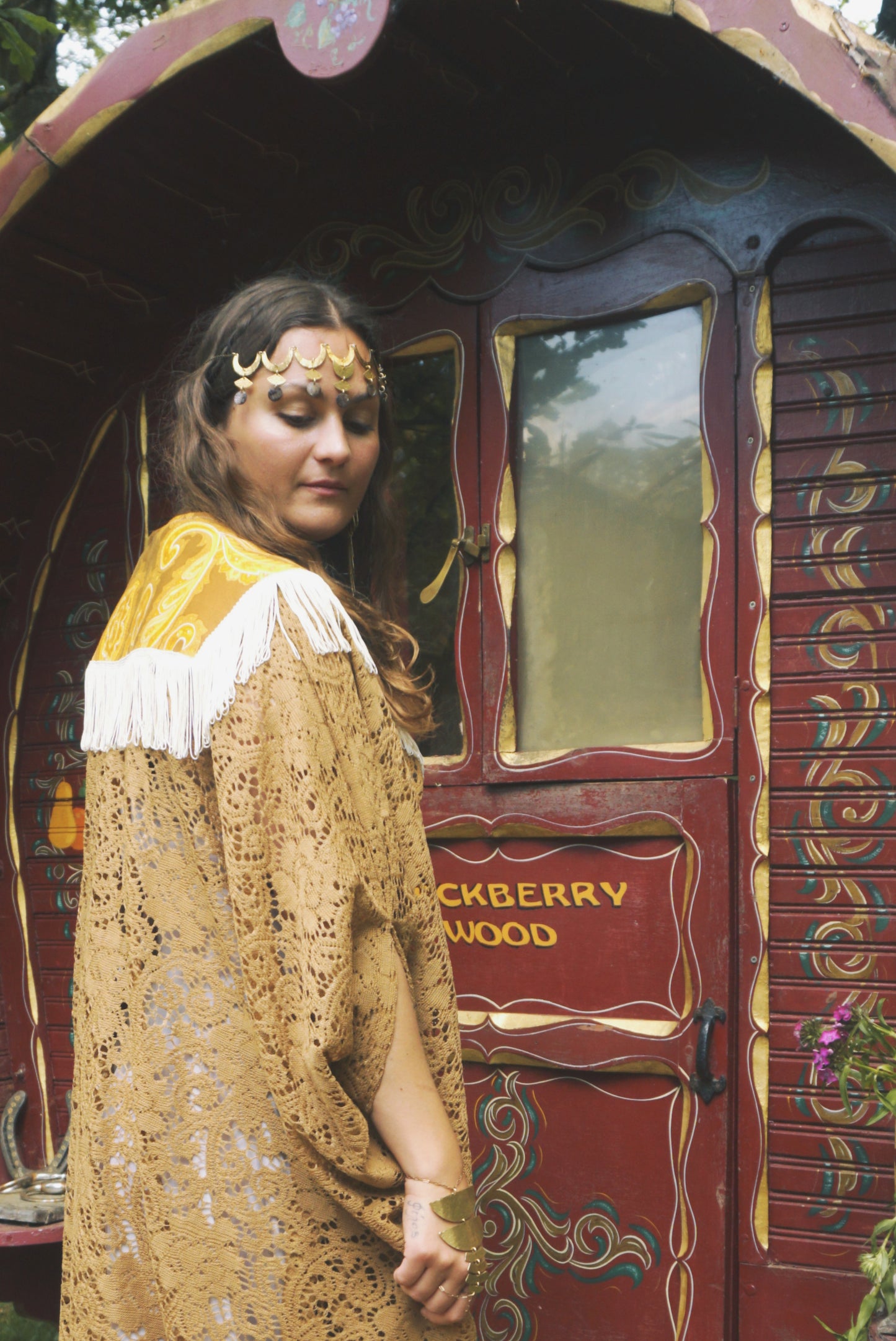 I'd [re]Wear That - Paisley Fringe Western Style Collar