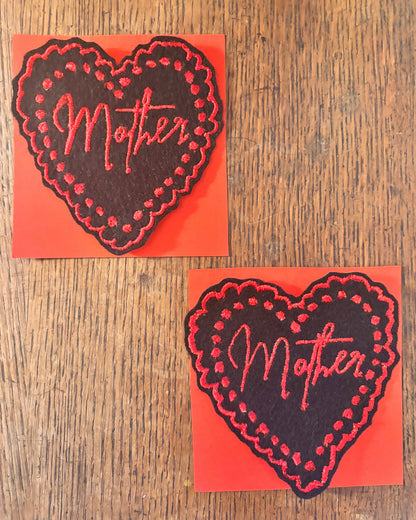 Limited Edition Embroidered Heart Patch – Mother’s Day Special - I'd Wear That