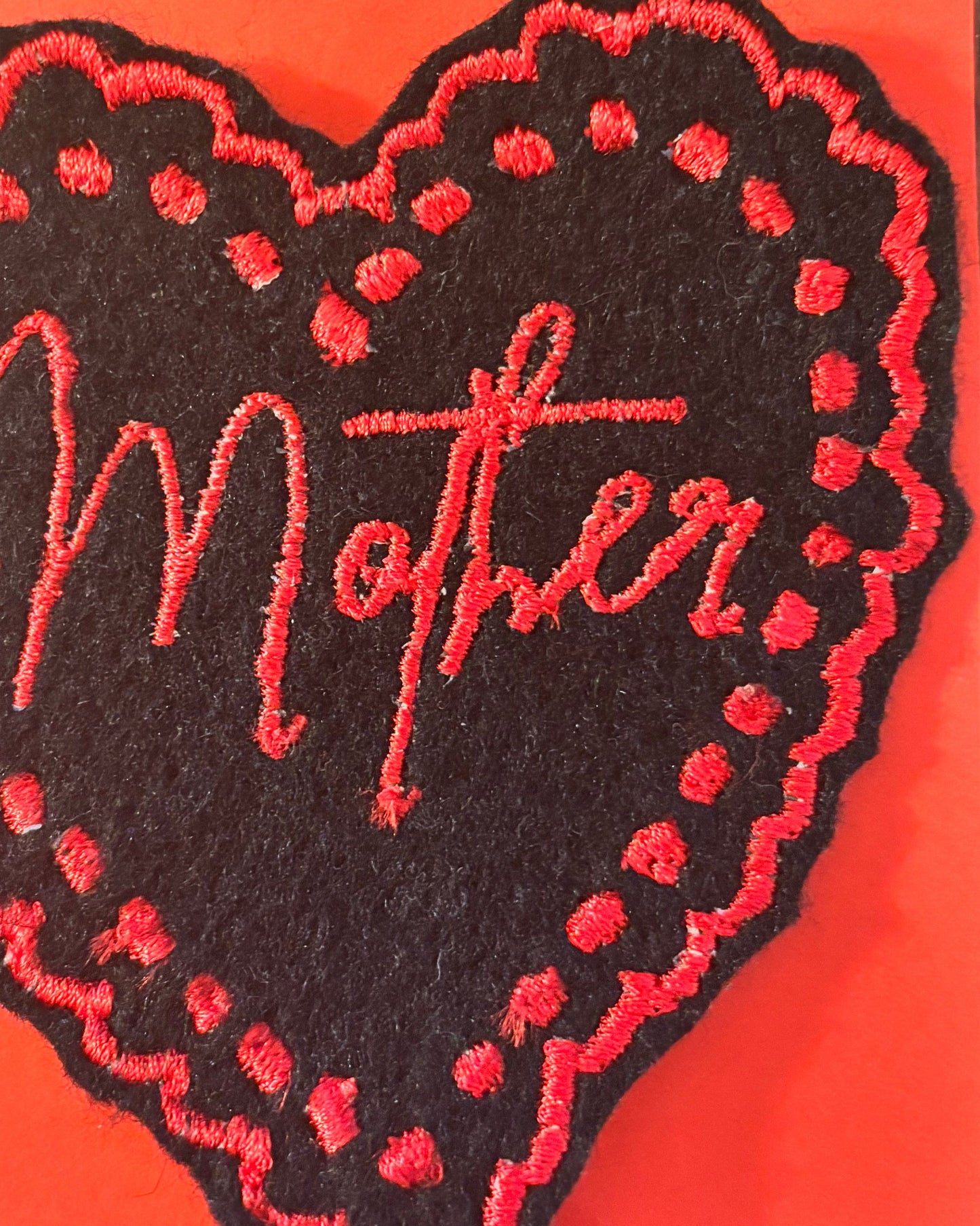 Limited Edition Embroidered Heart Patch – Mother’s Day Special - I'd Wear That