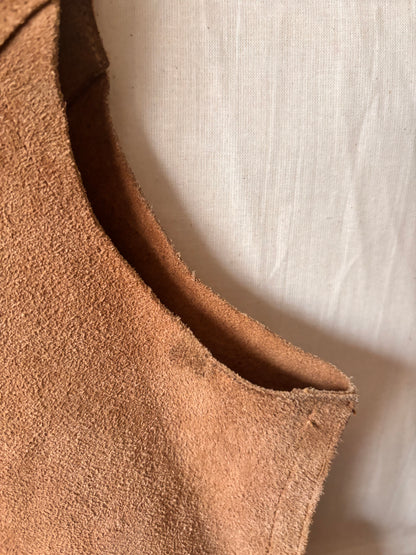 Vintage 1970s Suede Waistcoat – Morel London