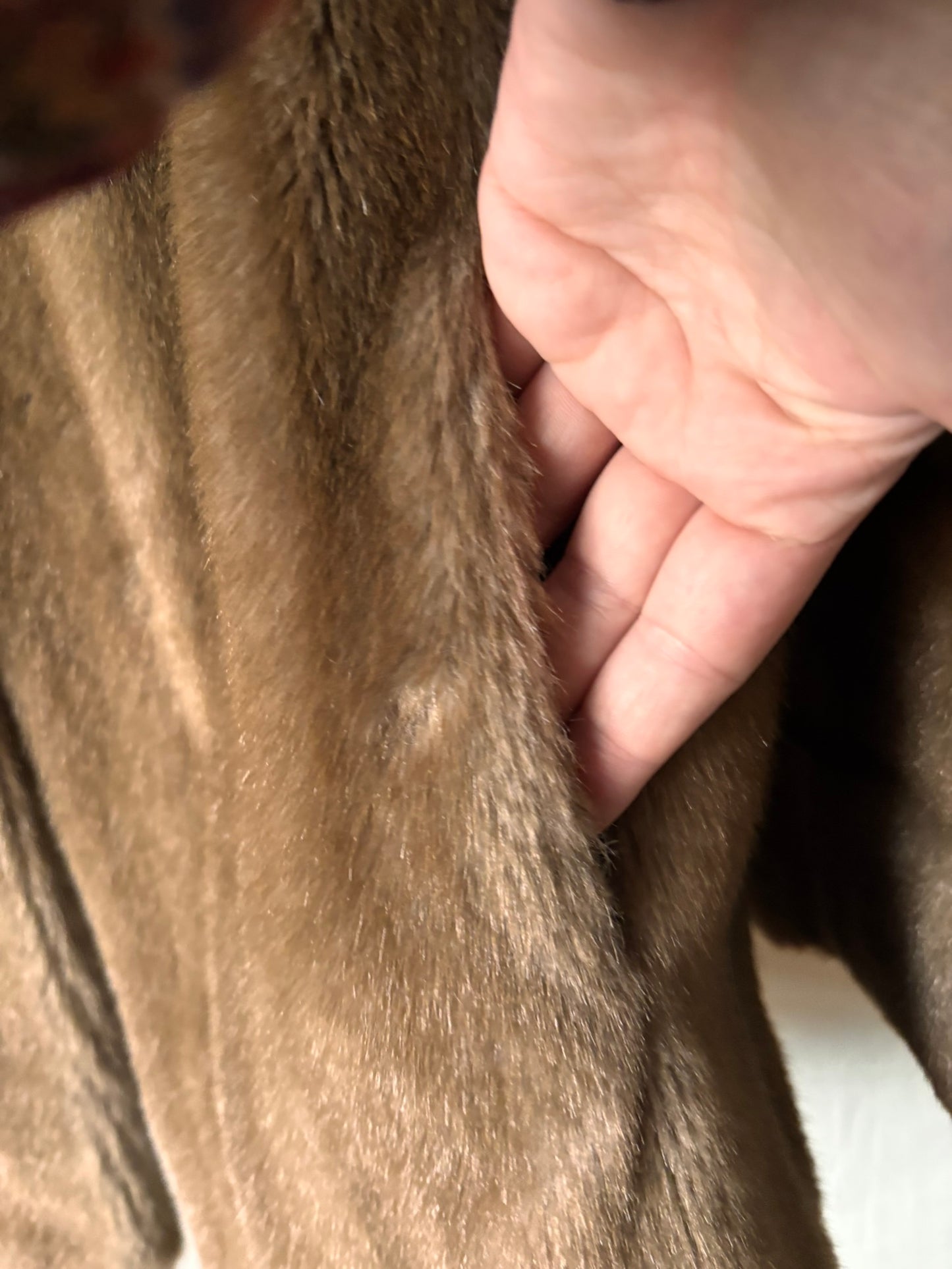 Vintage Astraka Faux Fur Coat – Brown Mid Length