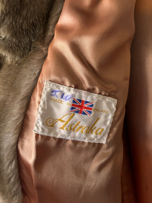 Vintage Astraka Faux Fur Coat – Brown Mid Length