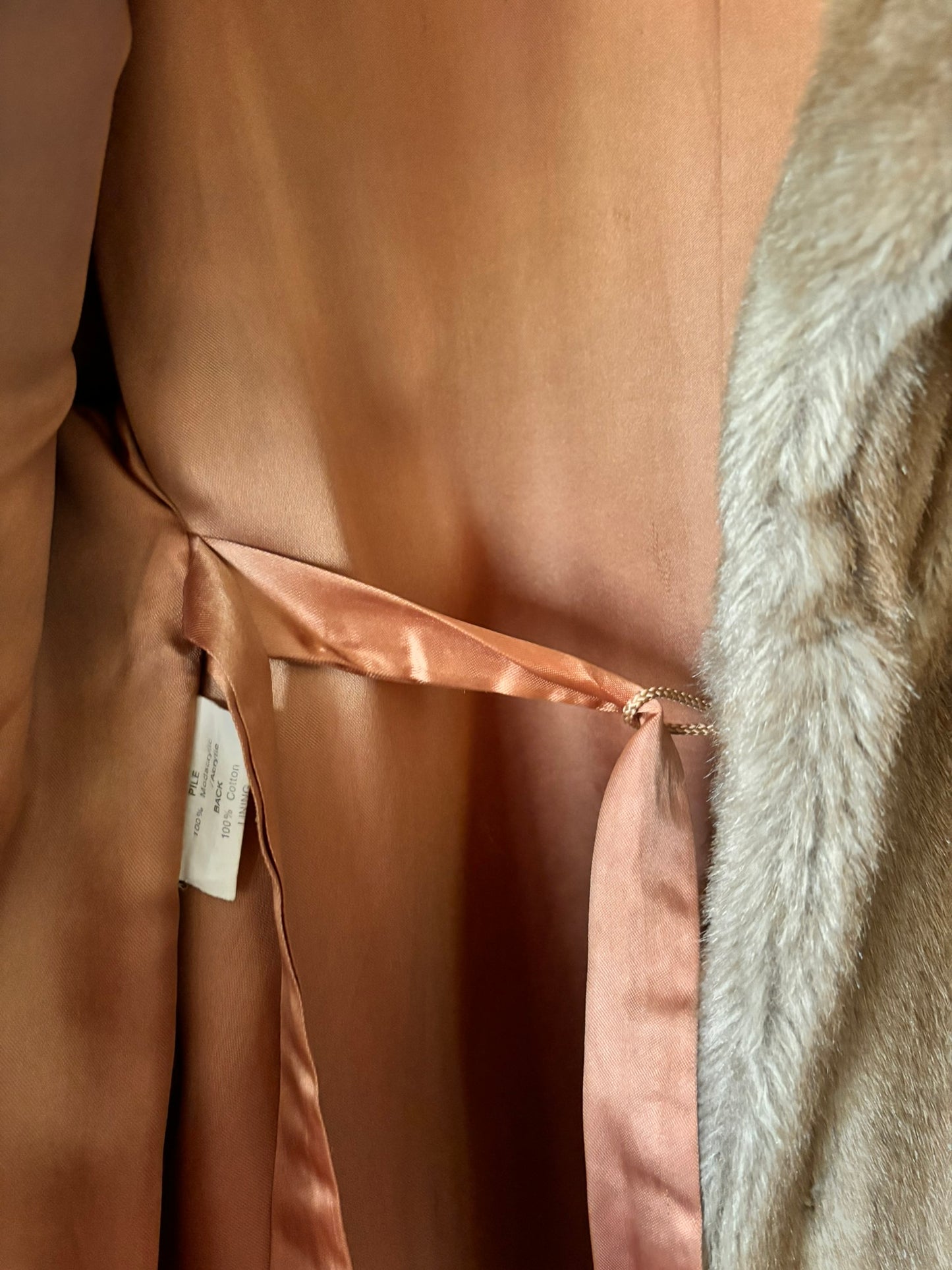 Vintage Astraka Faux Fur Coat – Brown Mid Length