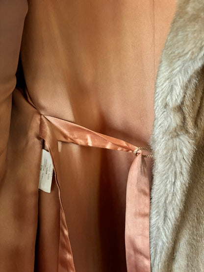 Vintage Astraka Faux Fur Coat – Brown Mid Length