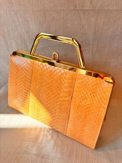vintage snake skin bag