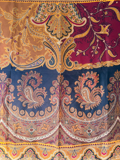 Vintage Liz Claiborne Silk Scarf – Paisley Print (80cm)