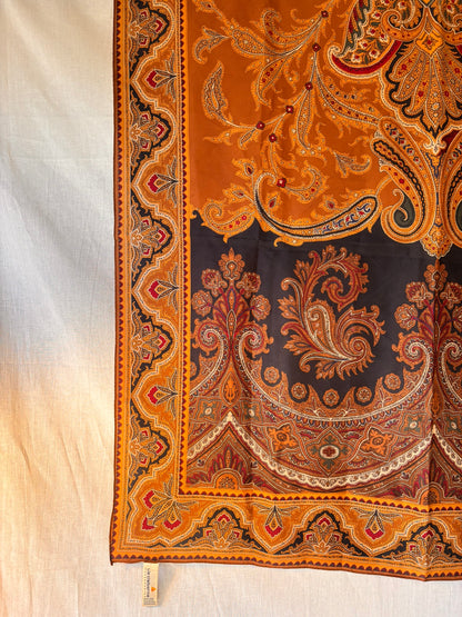 Vintage Liz Claiborne Silk Scarf – Paisley Print (80cm)