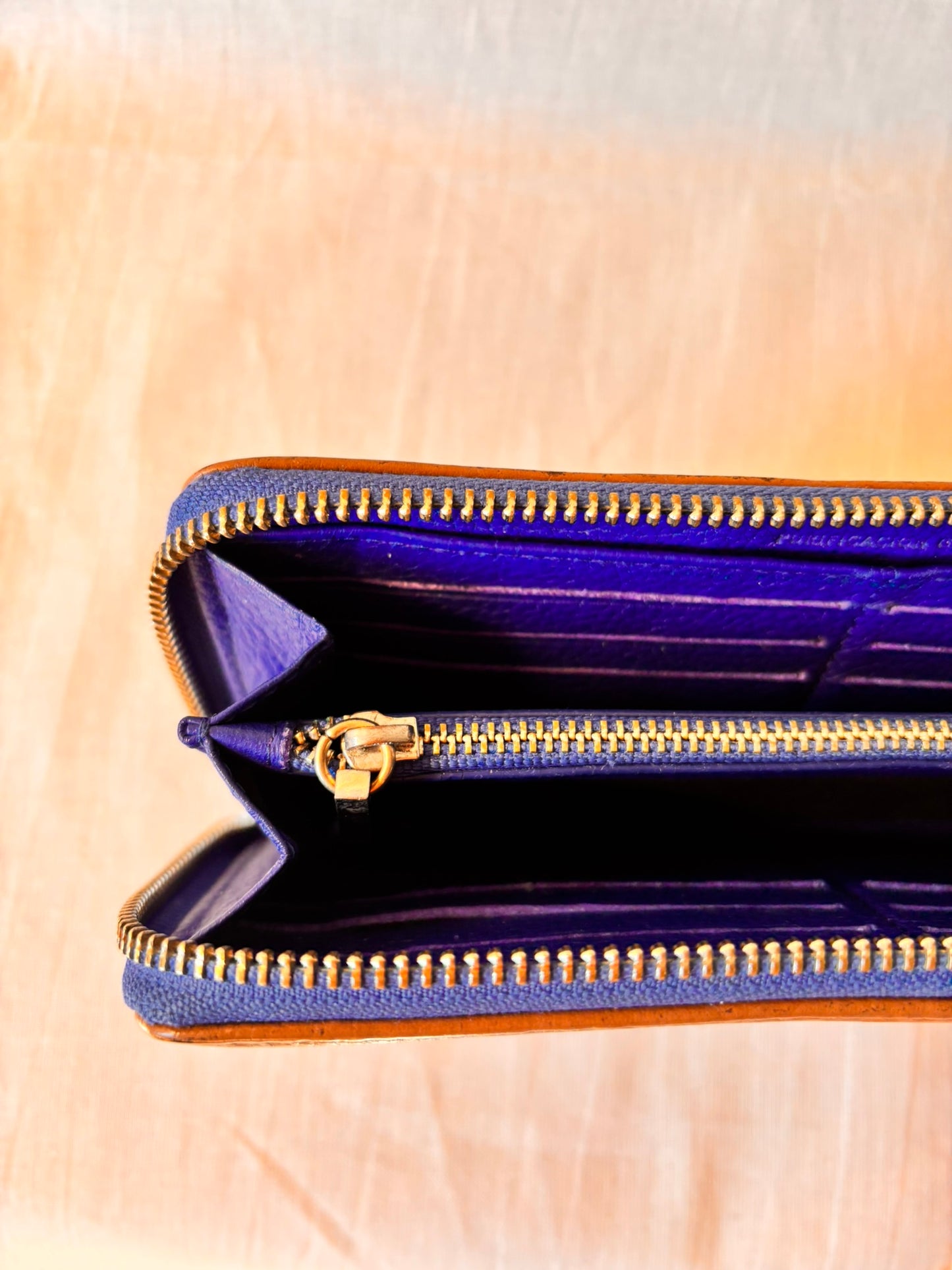 Vintage Purificación García Leather Shoulder Bag & Matching Wallet – Tan | Spanish Designer