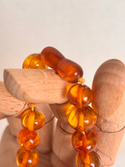 Vintage 1985 Baltic Amber 70cm Necklace