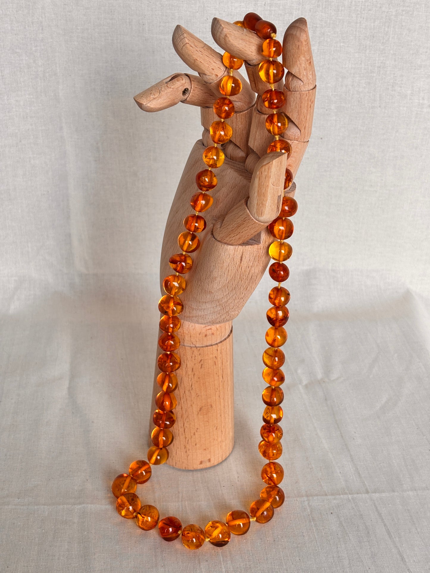 Vintage 1985 Baltic Amber 70cm Necklace