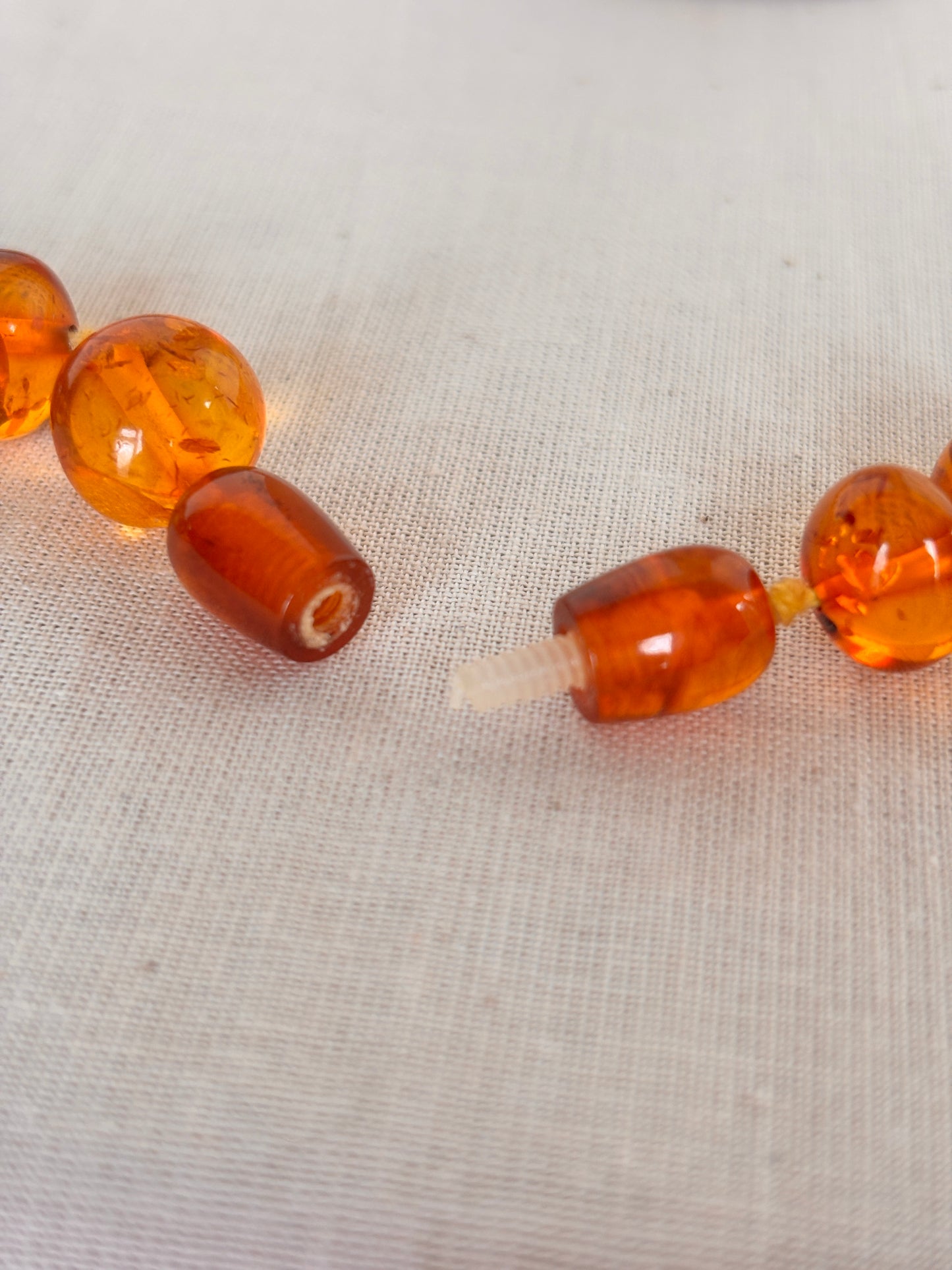 Vintage 1985 Baltic Amber 70cm Necklace