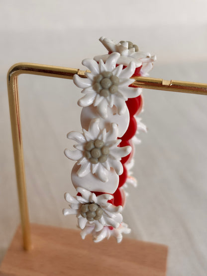 Vintage Child's 1950s Edelweiss Lucite Bracelet