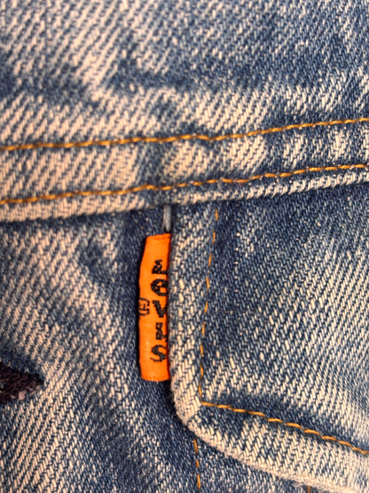 Vintage Levi’s Orange Tab Denim Waistcoat Vest – 70s/80s Light Wash