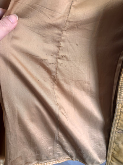 Vintage 1970s Pioneer Wear Tan Leather Jacket