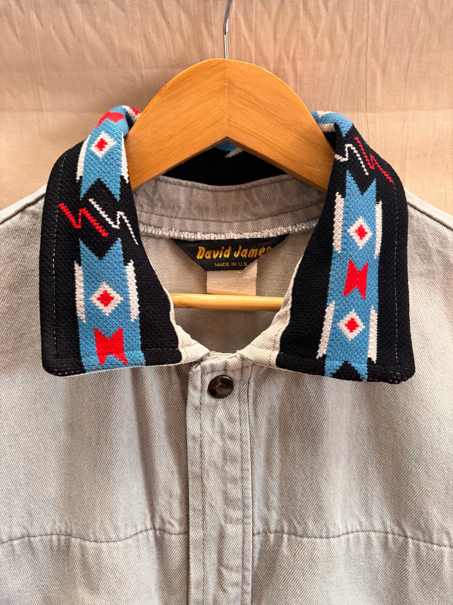 David James Western Oversized Denim Duster