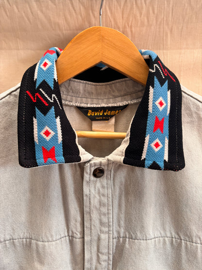 David James Western Oversized Denim Duster