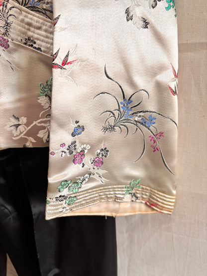 Vintage 1960s Chinese Satin Lounge Set