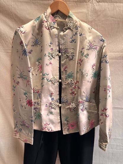 Vintage 1960s Chinese Satin Lounge Set