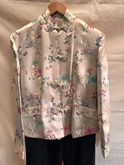 Vintage 1960s Chinese Satin Lounge Set