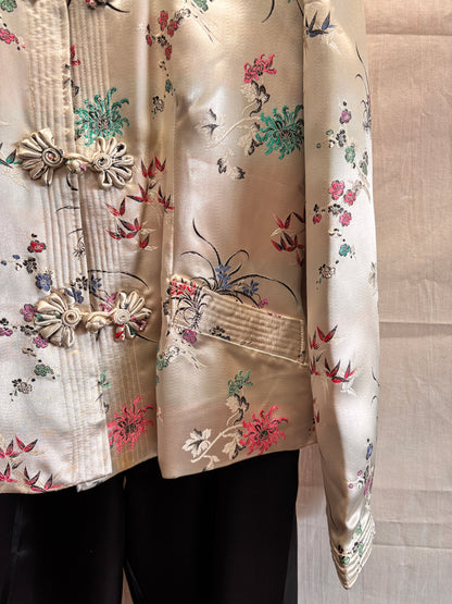 Vintage 1960s Chinese Satin Lounge Set
