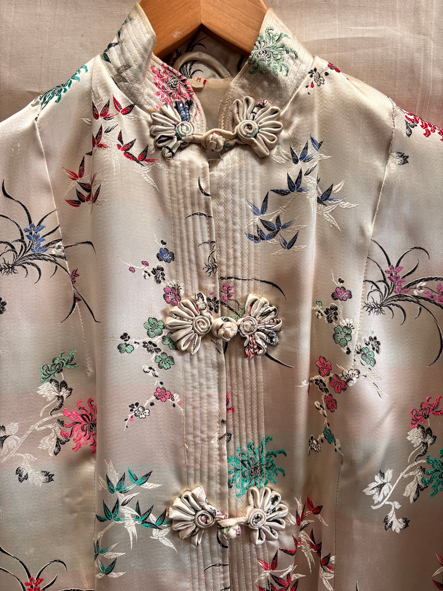 Vintage 1960s Chinese Satin Lounge Set