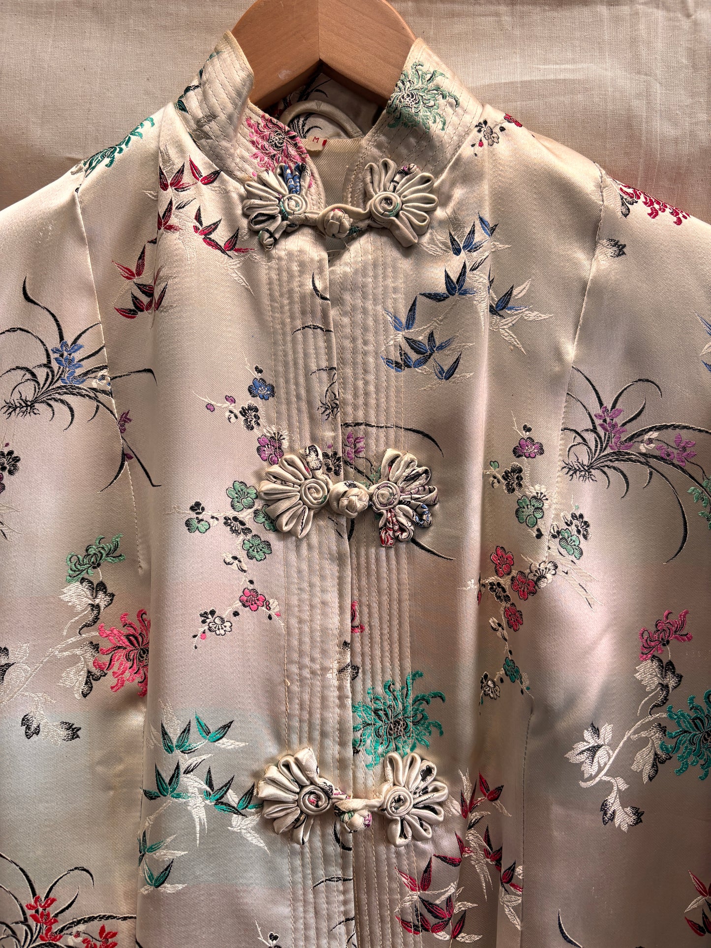 Vintage 1960s Chinese Satin Lounge Set