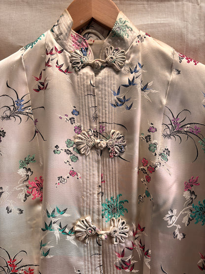 Vintage 1960s Chinese Satin Lounge Set