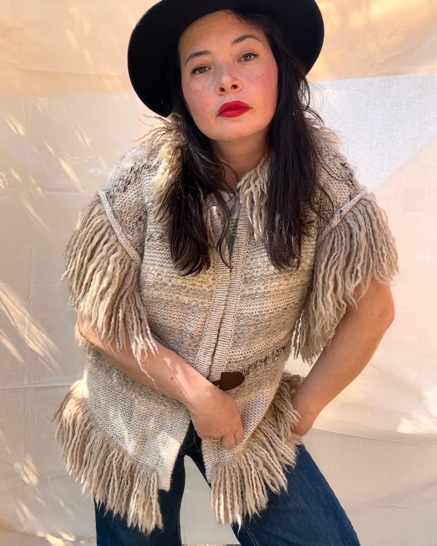 Vintage Just Cavalli Sleeveless Knit Cardigan