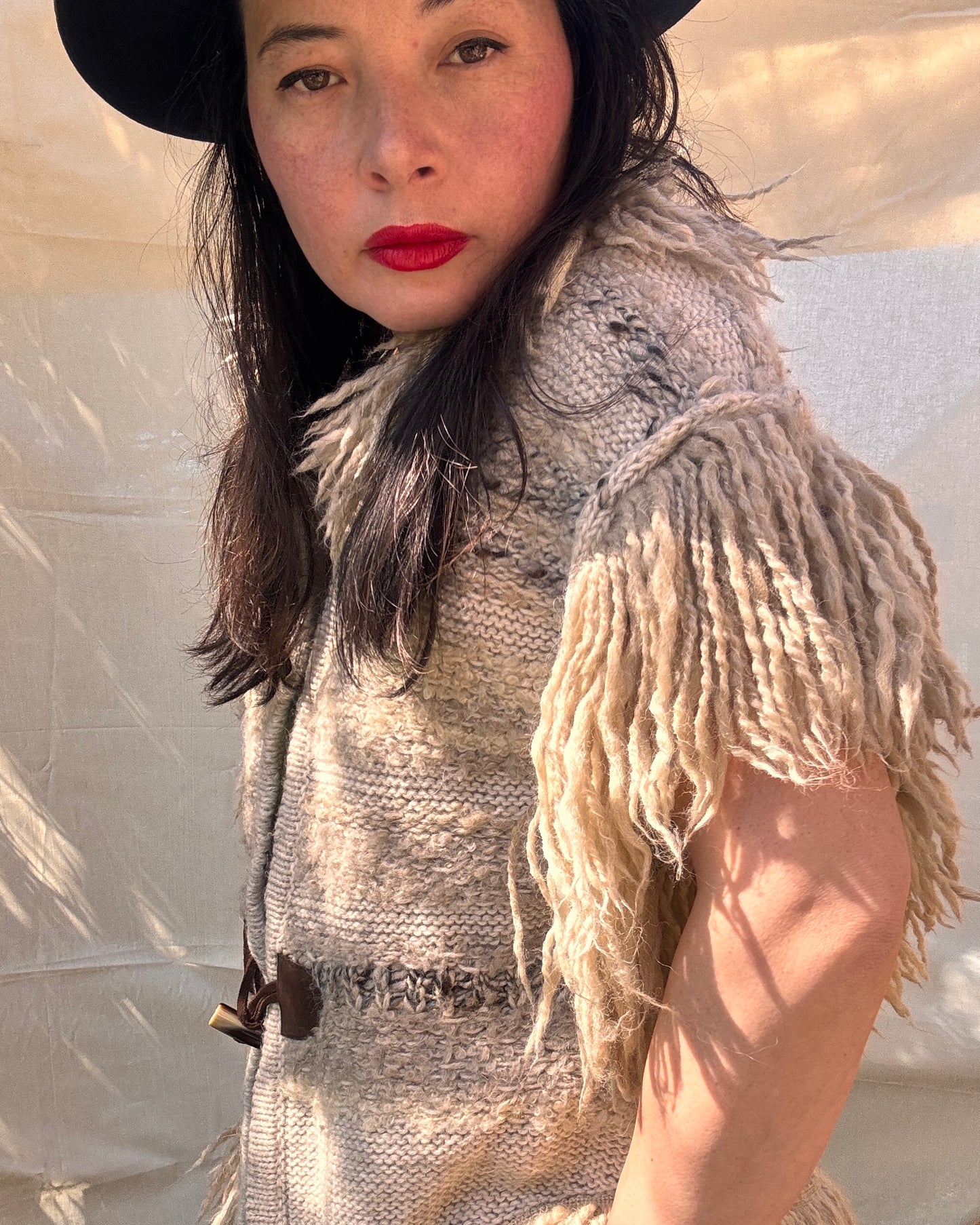 Vintage Just Cavalli Sleeveless Knit Cardigan