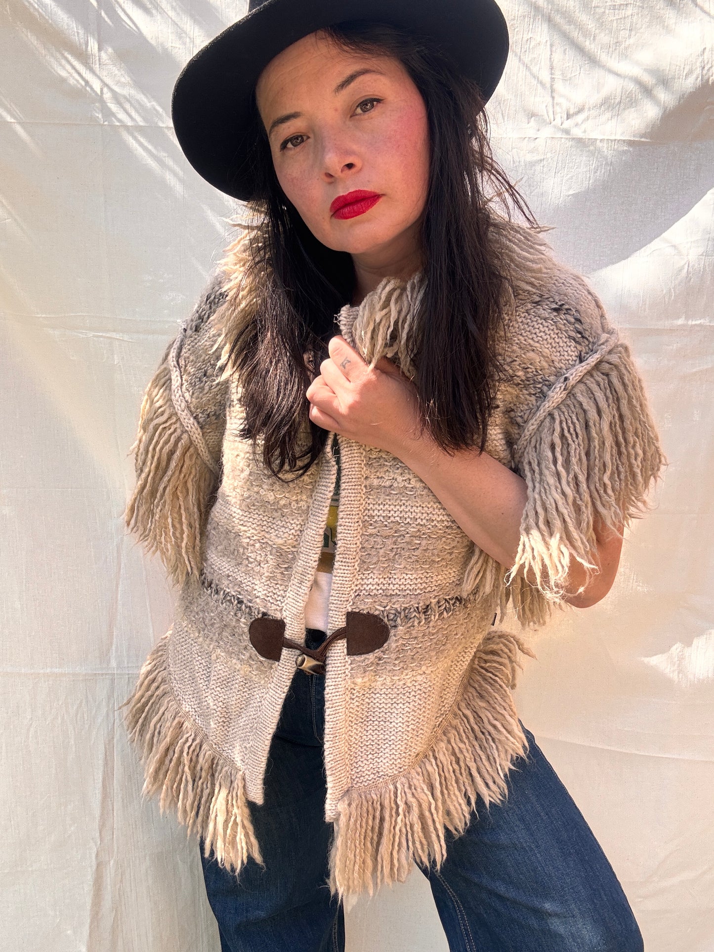 Vintage Just Cavalli Sleeveless Knit Cardigan