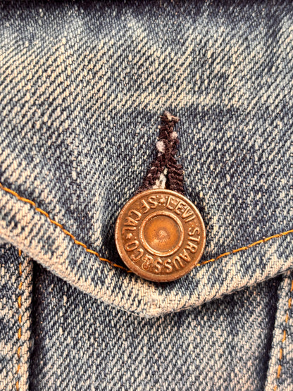 Vintage Levi’s Orange Tab Denim Waistcoat Vest – 70s/80s Light Wash
