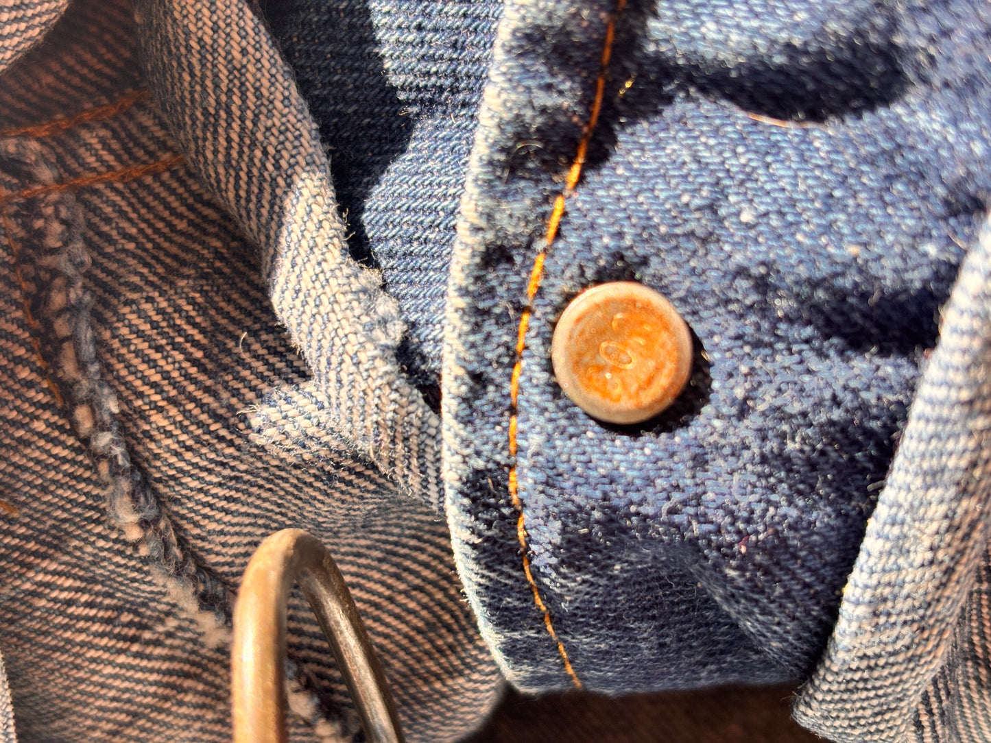 Vintage Levi’s Orange Tab Denim Waistcoat Vest – 70s/80s Light Wash