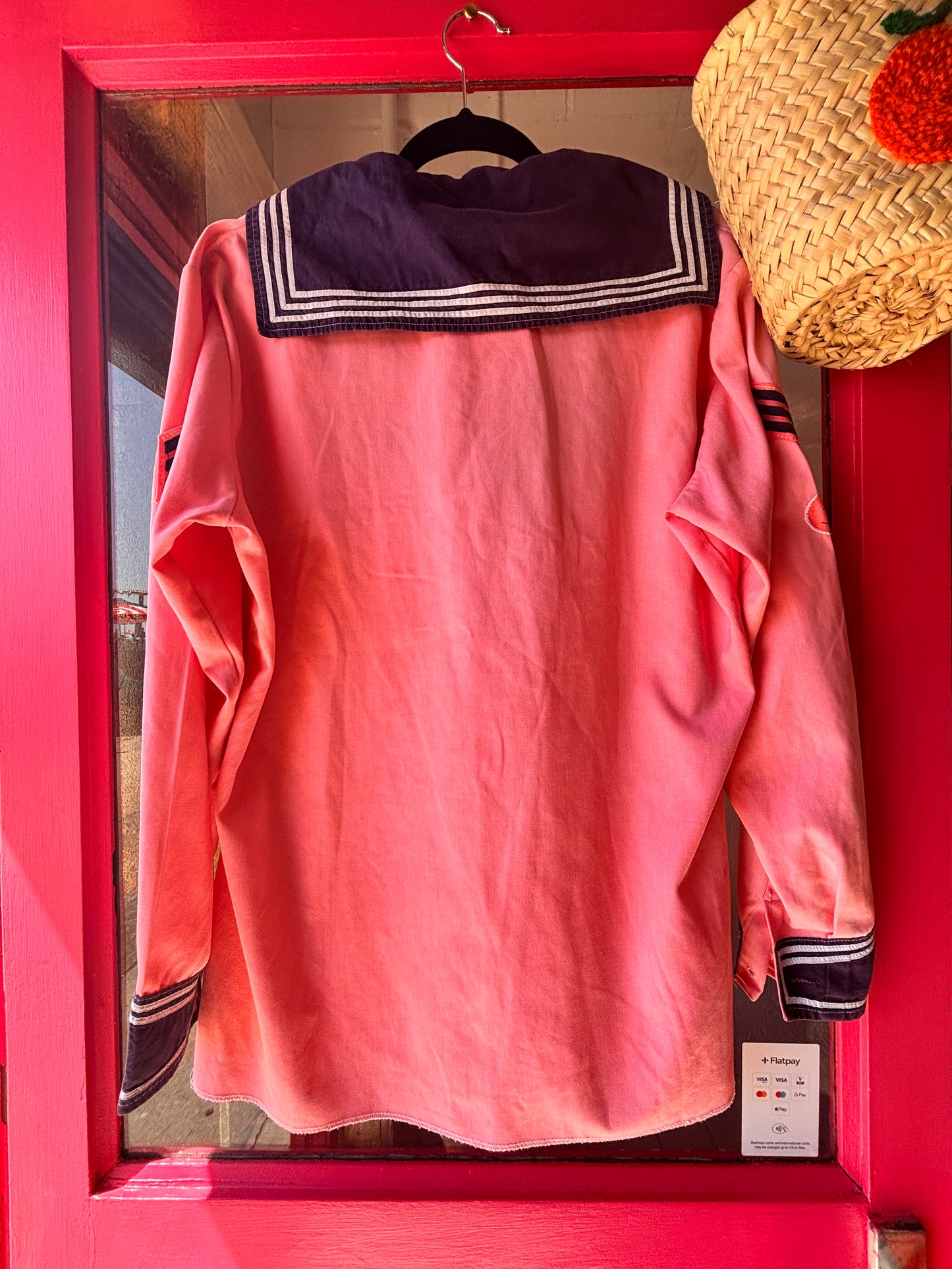 Vintage Pink Sailor Middy Blouse