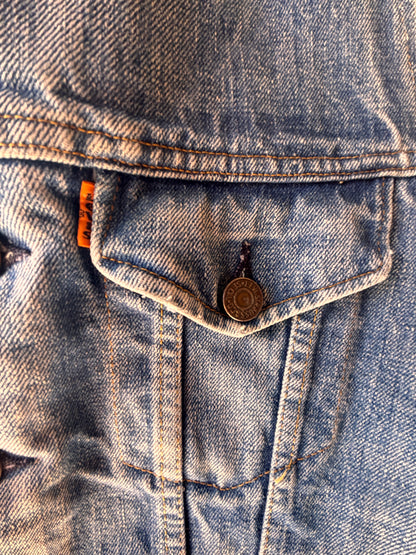 Vintage Levi’s Orange Tab Denim Waistcoat Vest – 70s/80s Light Wash