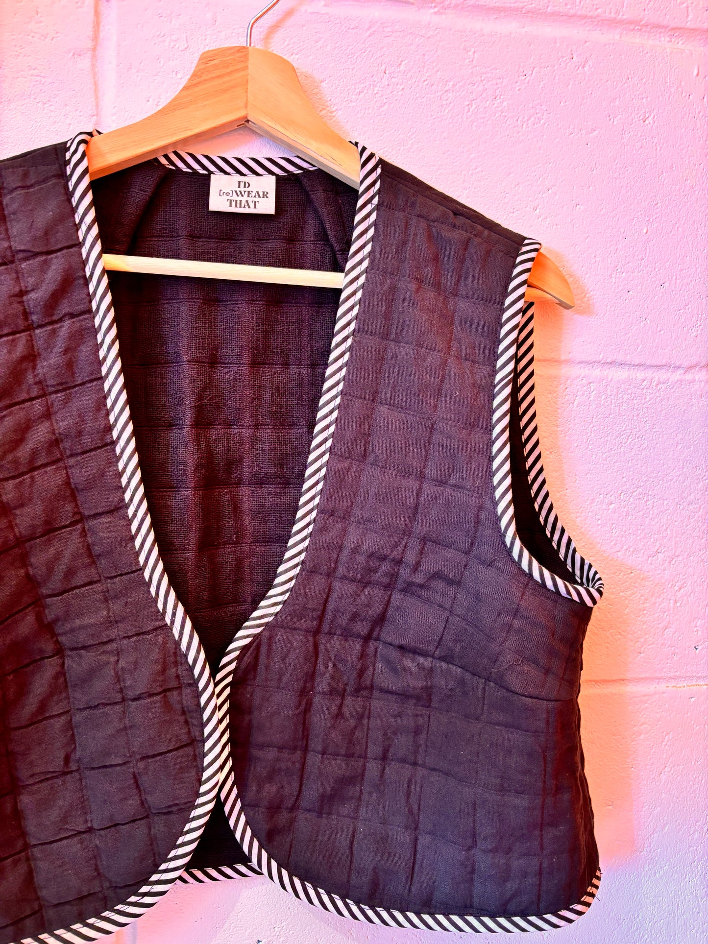 I'd [re]Wear That - The Studio Quilted Vest No.001