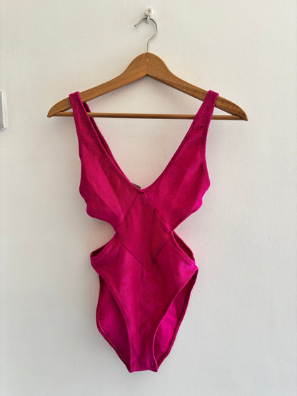 Vintage 80s Halfmoon USA Cut-Out Swimsuit