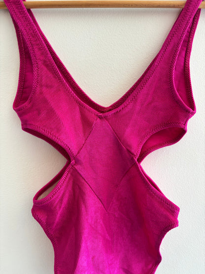 Vintage 80s Halfmoon USA Cut-Out Swimsuit