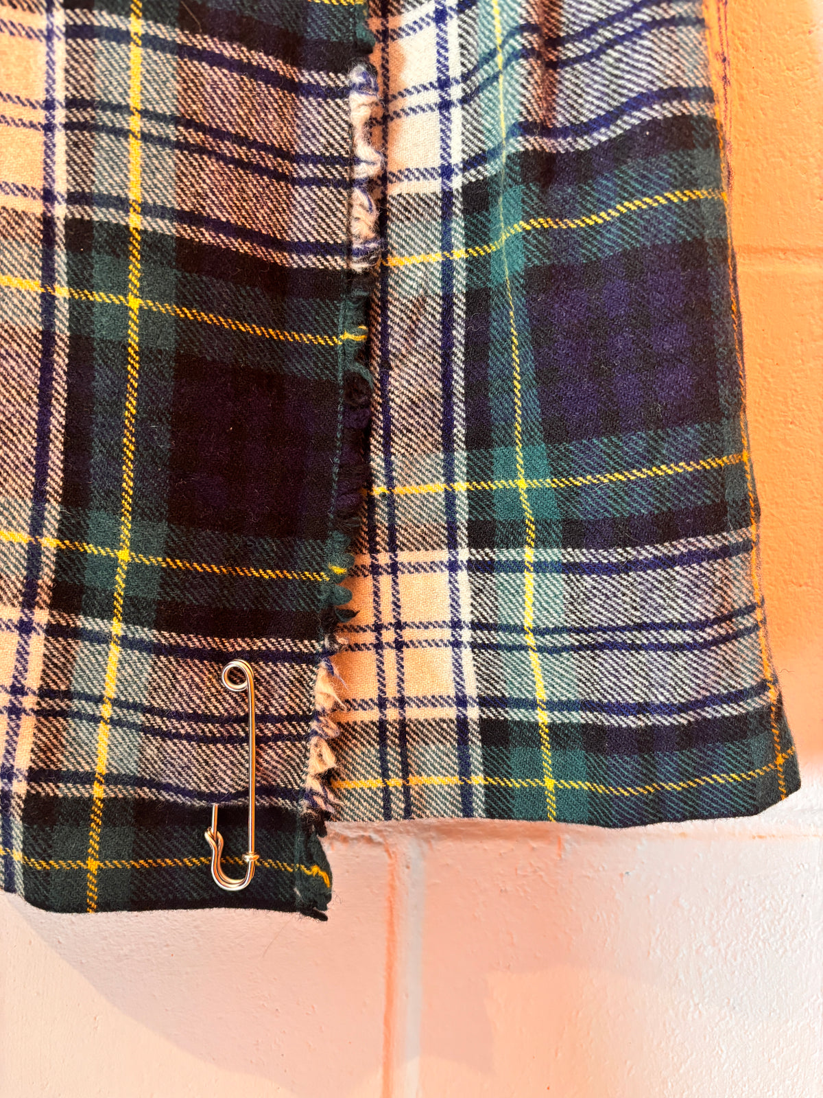 Vintage 1980s Laird-Portch of Scotland Wool Tartan Kilt