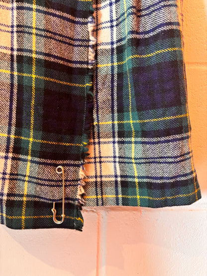 Vintage 1980s Laird-Portch of Scotland Wool Tartan Kilt